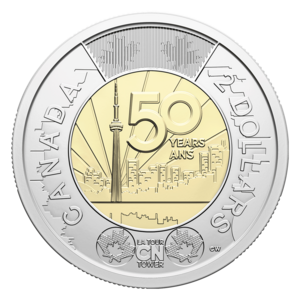 2026 Toonie - CN Tower reverse